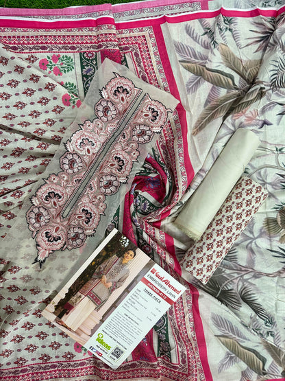 Gul Ahmed IUSTKSD-4112 Emb Lawn 3PCS