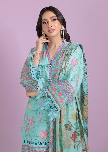 Bonanza Satrangi Unstitched Sadabahar - 3 Pc (WU3PPBS25LIUN10) 🔥🥰
