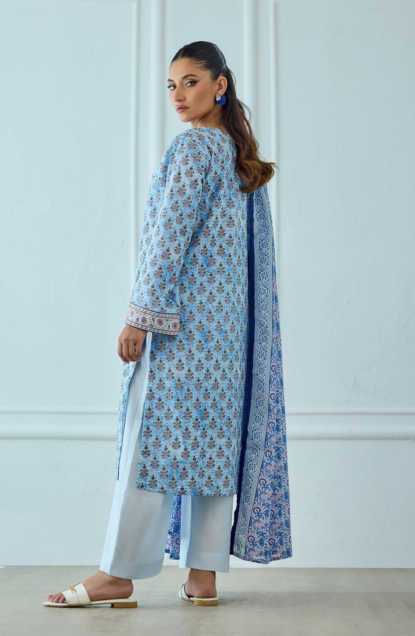 ✨ORIENT 100% ORIGINAL Unstitched Lawn 3 Piece✨ Design #OTL-25-514