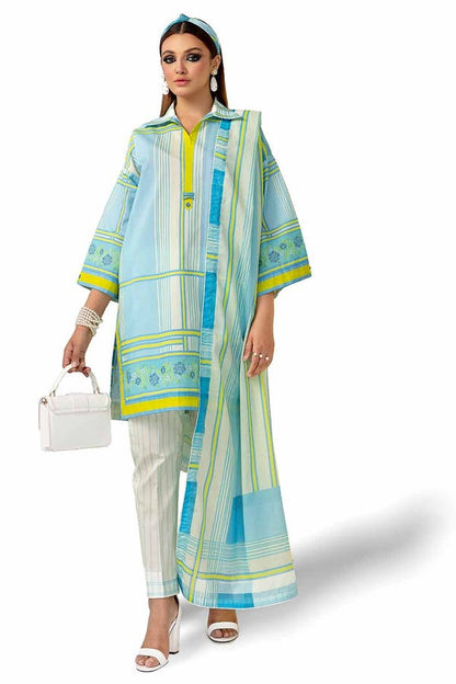 Gul Ahmed Printed Lawn Unstitched 3Pc Suit CL-42145 👌🔥✨