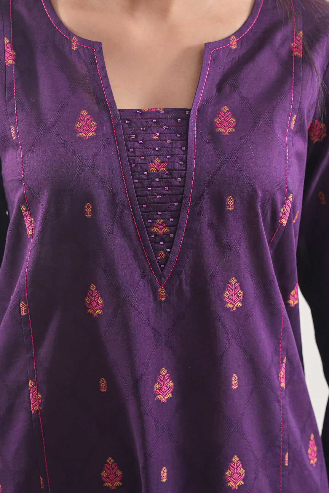 Saya Unstitched Jacquard 100% Original Cotton 3 PCs Suit In WHOLESALE PRICE 💯✨
