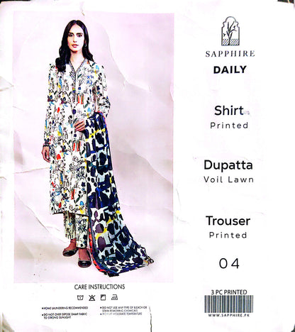SAPPHIRE DAILY LAWN 3PCS COLLECTION 2026