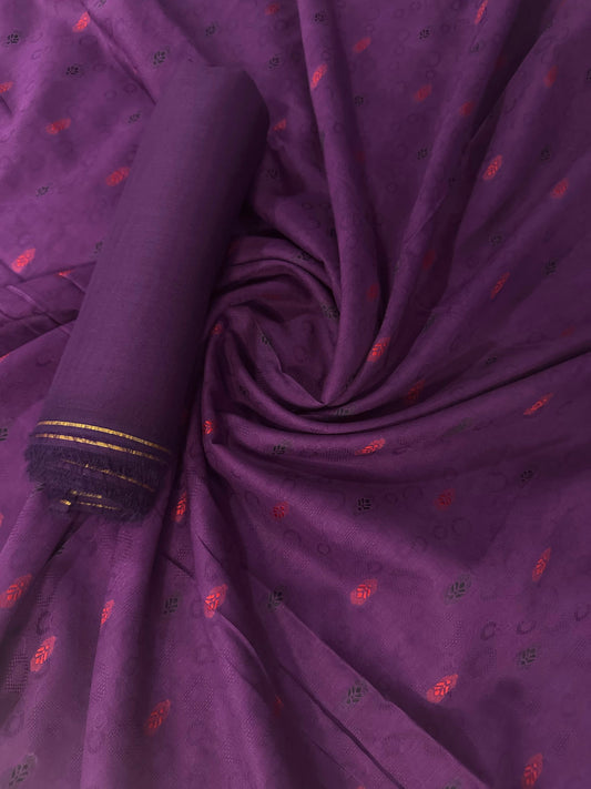 Jacquard Purple Lawn 2 Pcs Collection