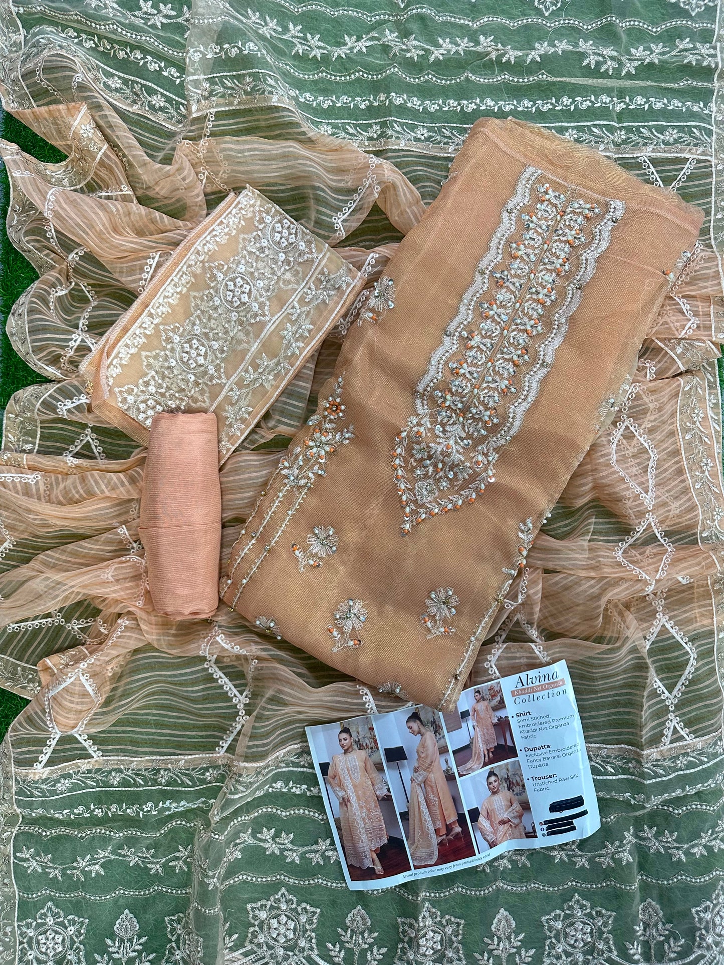Alvin Peach Luxury Embroidered Collection