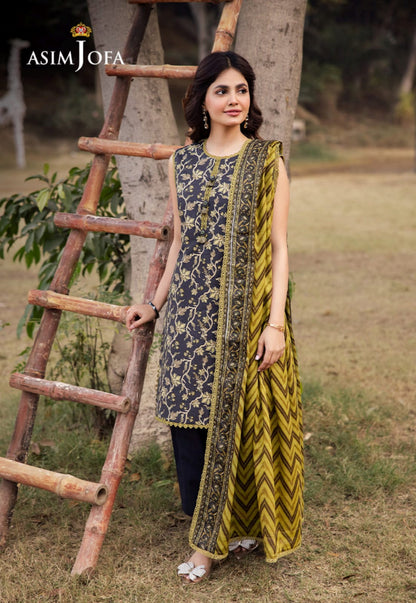 Asim Jofa Premium 3 Piece Unstitched Lawn Collection