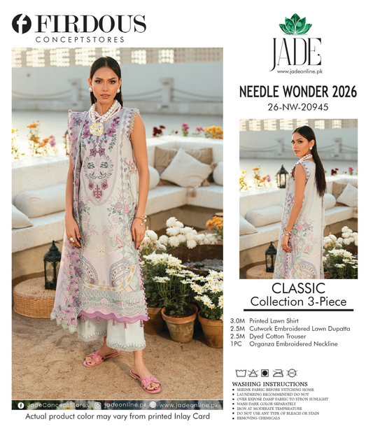 FIRDOUS JADE 26-NW-20945 CLASSIC 3-Piece Collection