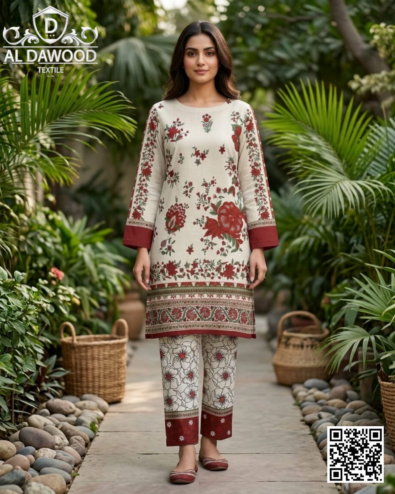 Al Dawood Design #08 Textile (S+T) Unstitched Printed Collection