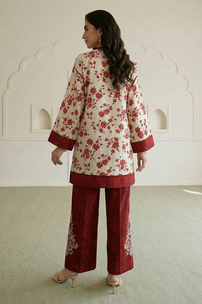 Zellbury D.C:-WUS26E20871  Embroidered Textured Lawn 2Pcs Collection