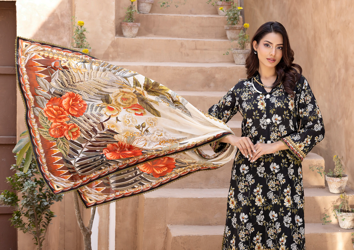 🌿✨ REGALIA TEXTILE – LAWN KARANDI DIGITAL PRINTED COLLECTION 2026 ✨🌿 Design #10