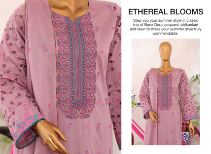 MTF MUSKAN JACQUARD 100% ORIGINAL CHIKENKARI SLEEVES 3PCS 👌🌼❤️