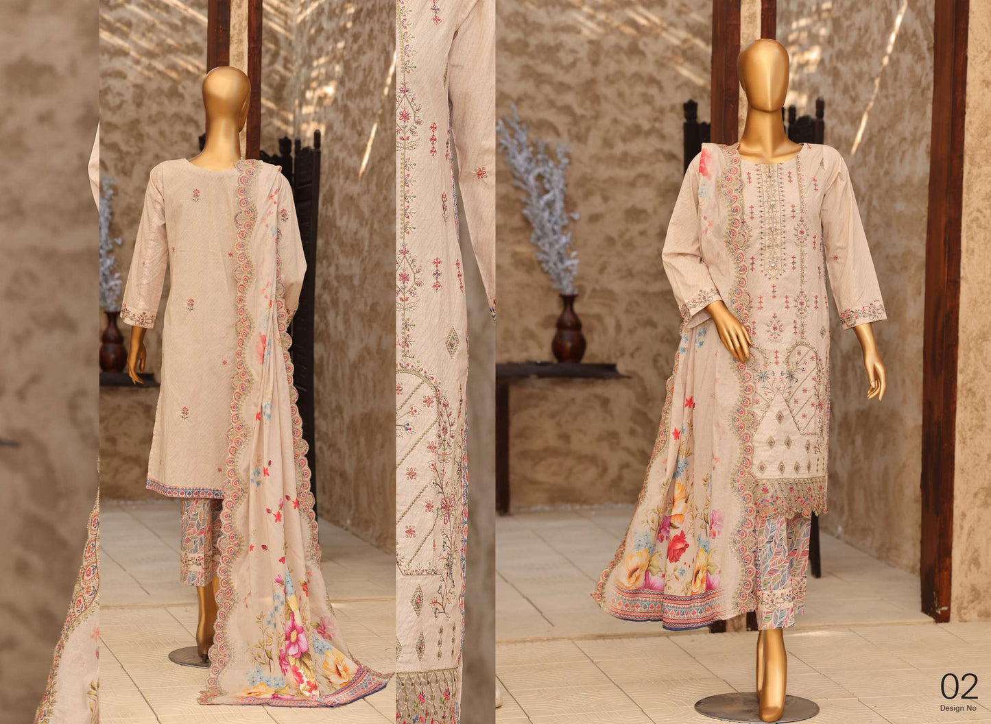 🌸 🌹 MTF – KASHNI ✨ Digital Printed Heavy Embroidered Lawn  2026
Collection ✨
