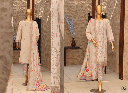 🌸 🌹 MTF – KASHNI ✨ Digital Printed Heavy Embroidered Lawn  2026
Collection ✨