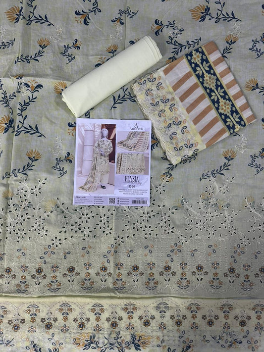 🌟✨ Almeerah Embroidered Luxury Collection Alert ✨🌟

📢🔥 Luxury 2026 Cutwork Dupatta Collection 🔥📢
🎀🌸 ELYSIA 🌸🎀