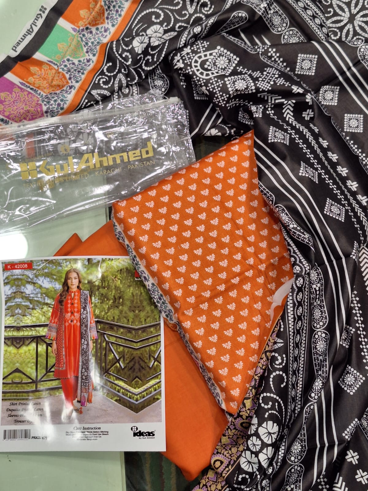Gulahmed Printed Lawn 3P