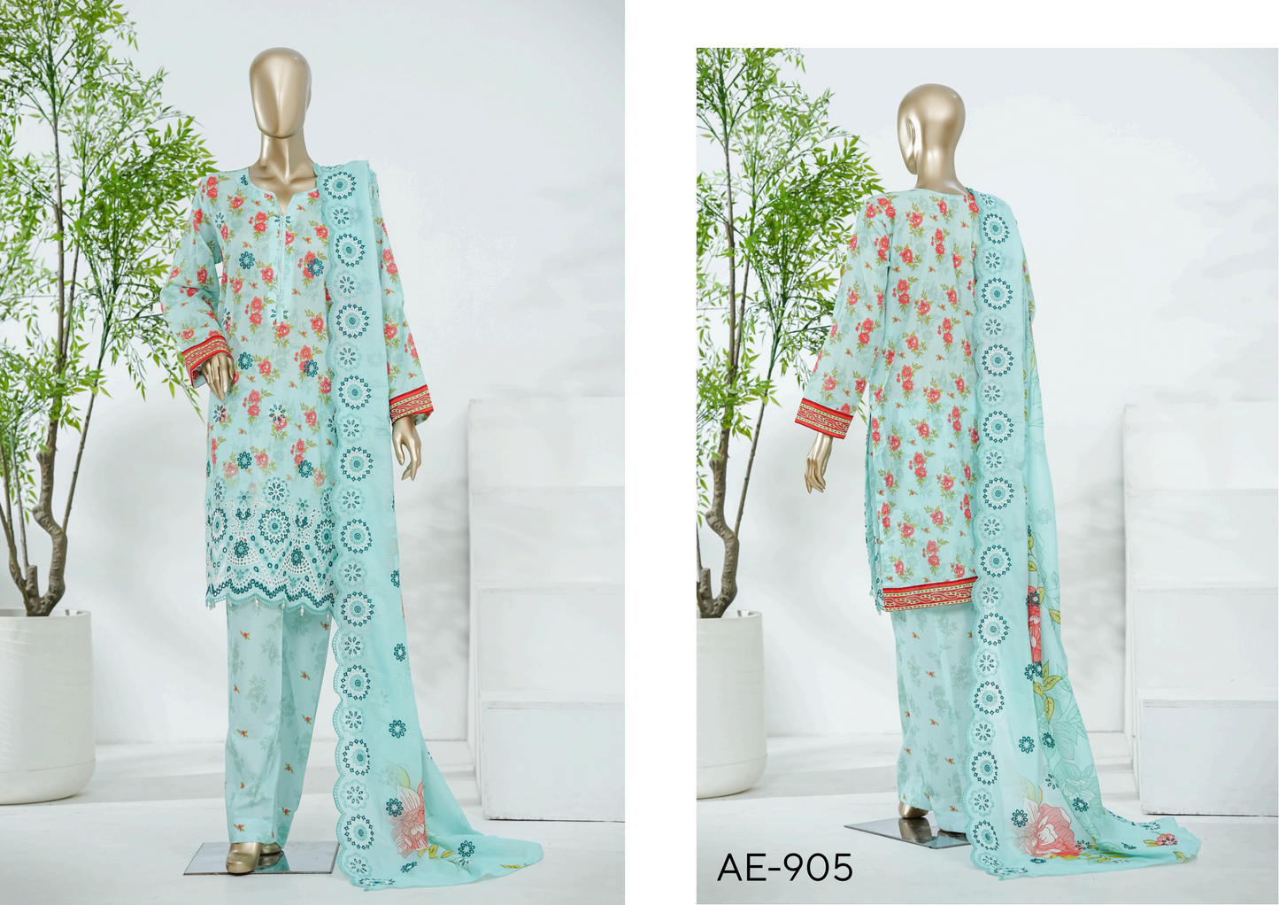 AIFA – ELANOR Collection ΑΕ-905 Embroidered 3 Piece Suit