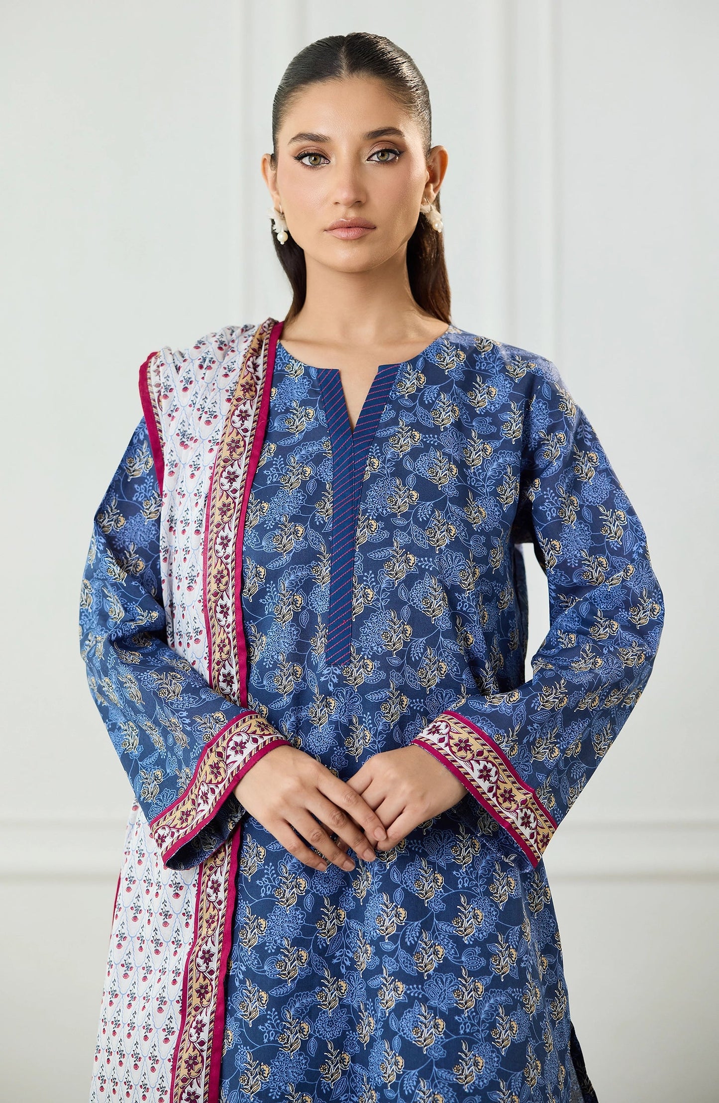 ✨ORIENT 100% ORIGINAL Unstitched Lawn 3 Piece✨ Design #OTL-25-501