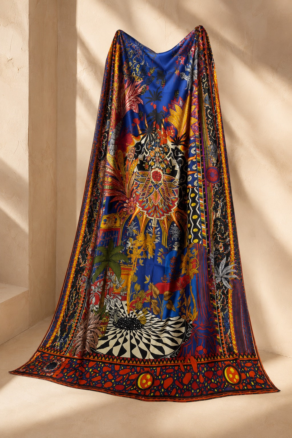 EGO 100%Original Blue Digital Printed Lawn Dupatta Collection