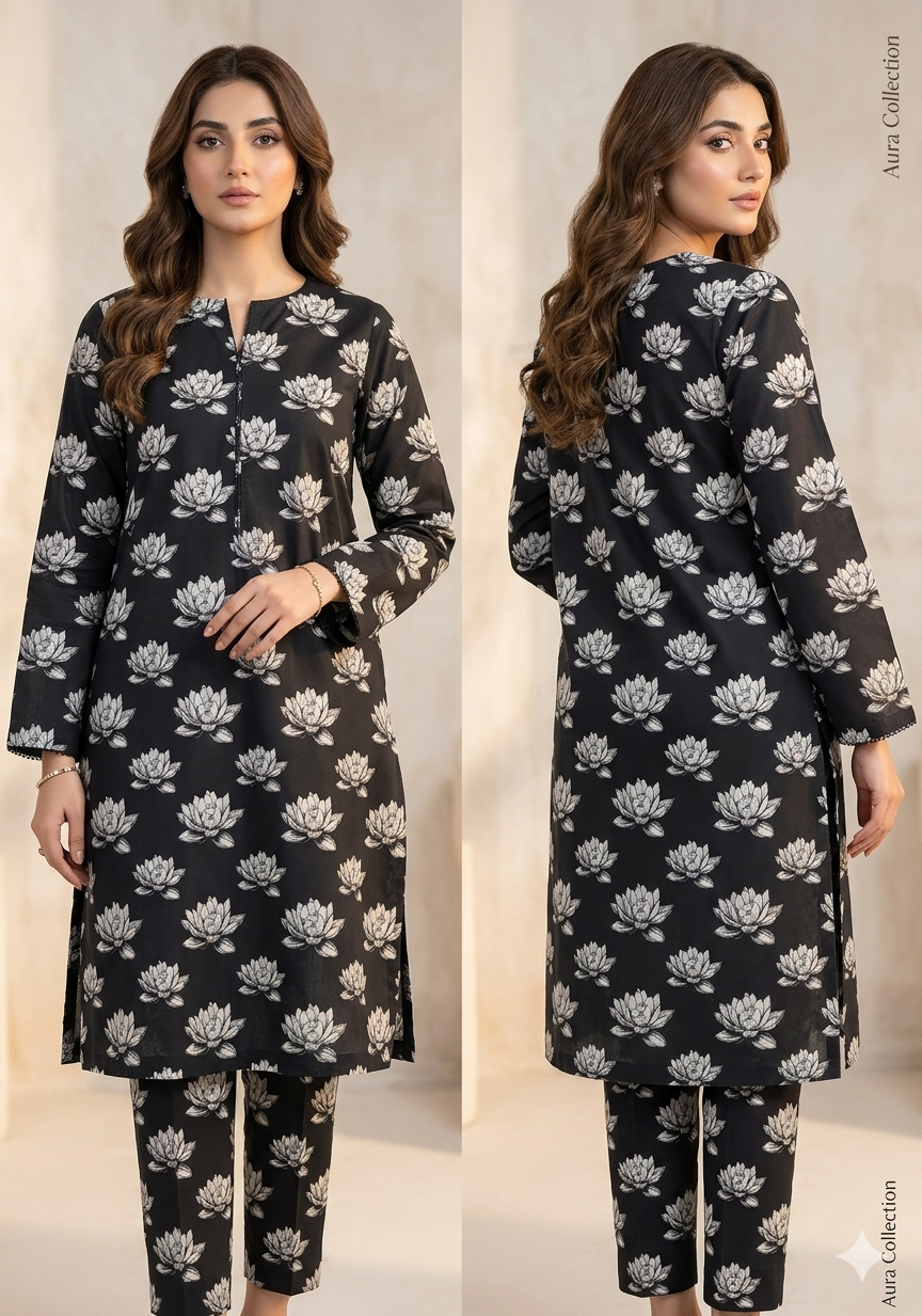 Soft Lawn Cords Set – Unstitched 2 Piece All Over Collection