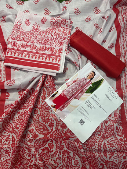 COCO by Zara Shahjahan Digital Printed Lawn | 3 Piece Collection