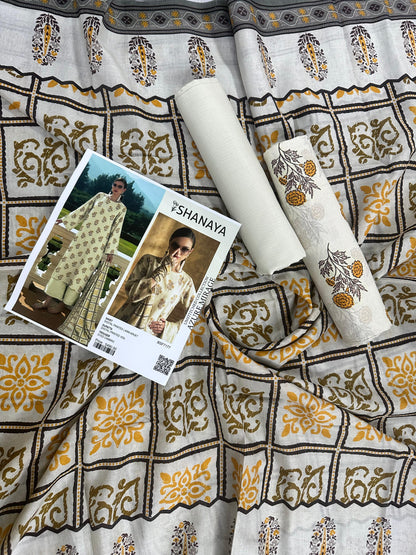 SHANAYA – AZURE MIRAGE 3PC UNSTITCHED COLLECTION