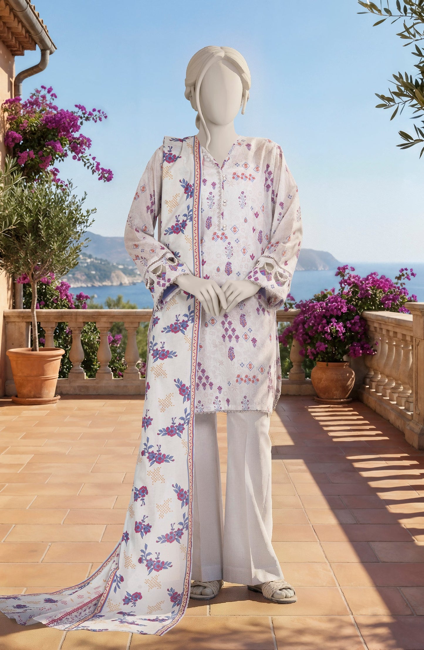MTJ Original (WSDTS-PR-5373) Printed Lawn Unstitched Collection – Summer 2026
