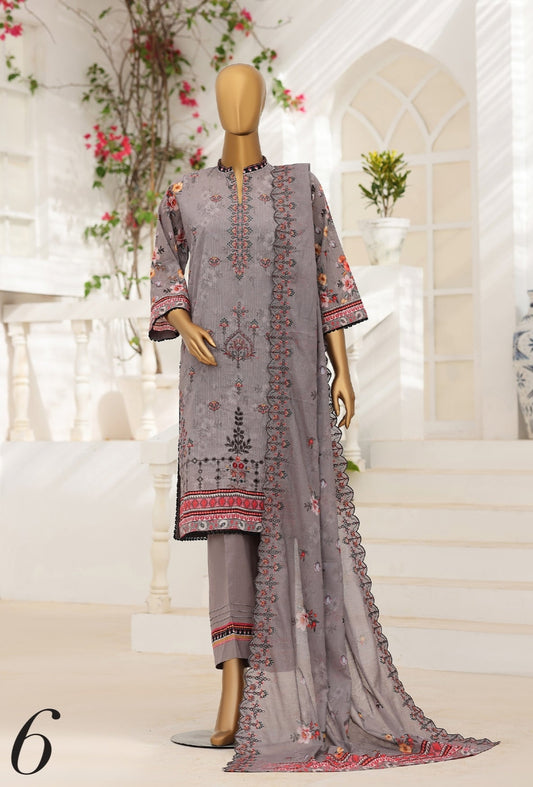 MTF – FITRUS 3pcs Unstitched Embroidery Collection