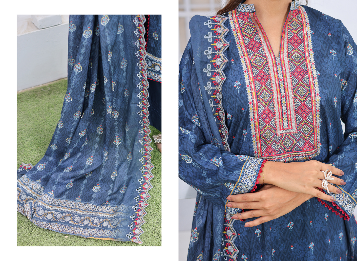 MTF AKASHA DIGITAL PRINTED EMBROIDERED DORIA LAWN COLLECTION