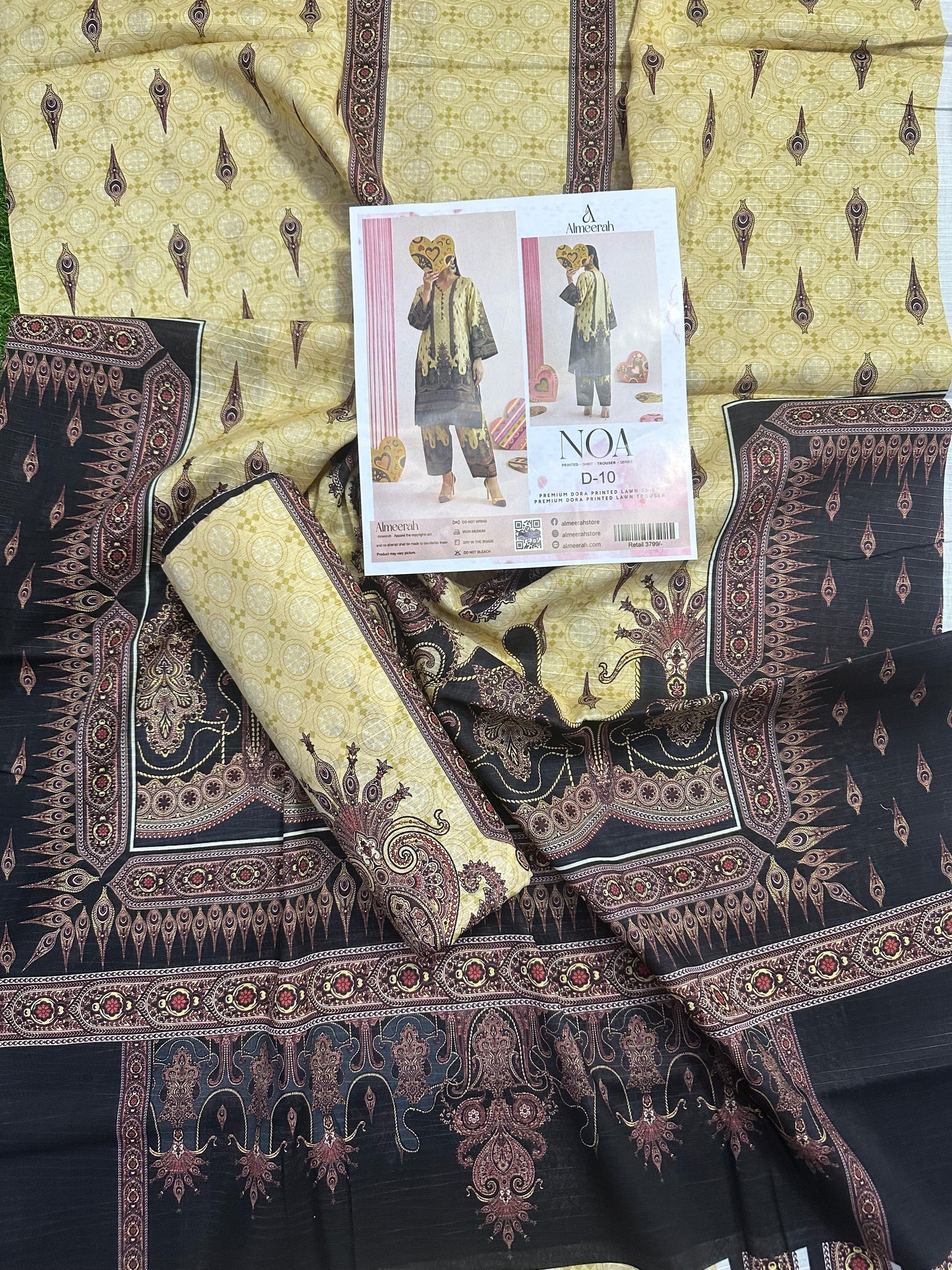 Almeerah - NOA 2 Pcs Unstitched collection Design No 10