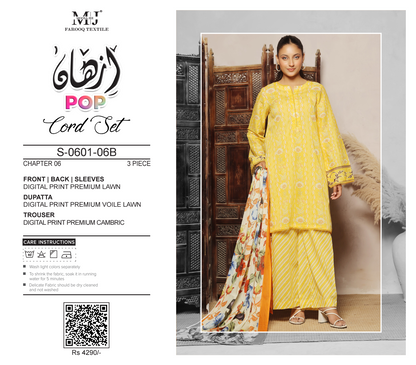 MoosaJee 100% Original Pop Series Unstitched Cord👌🔥