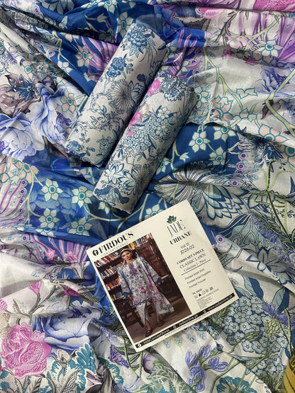 FIRDOUS JADE 18936 Lawn 3Pcs Collection