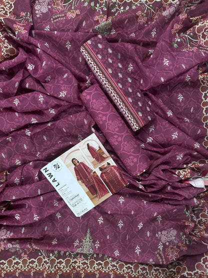 Zellbury D.C:-WUS26X31027  Printed Lawn 3Pcs Collection