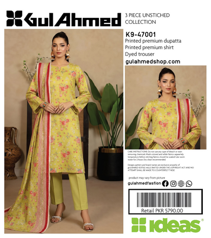 GulAhmed K9-47005 Printed 3Pcs