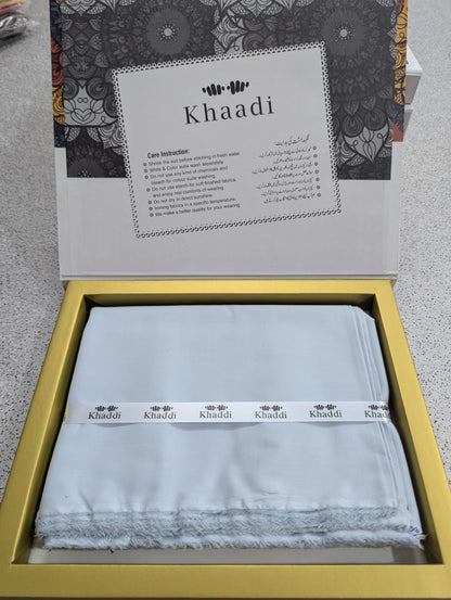 Khaadi Gents With Box Unstitched Soft Cotton