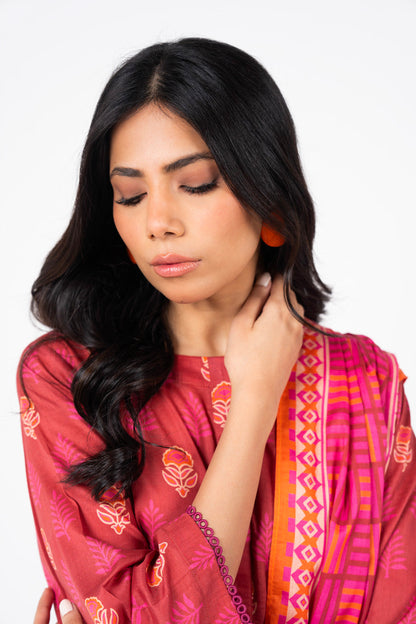 alkaram prints Digital Lawn Unstitched 3 Pieces ❤️