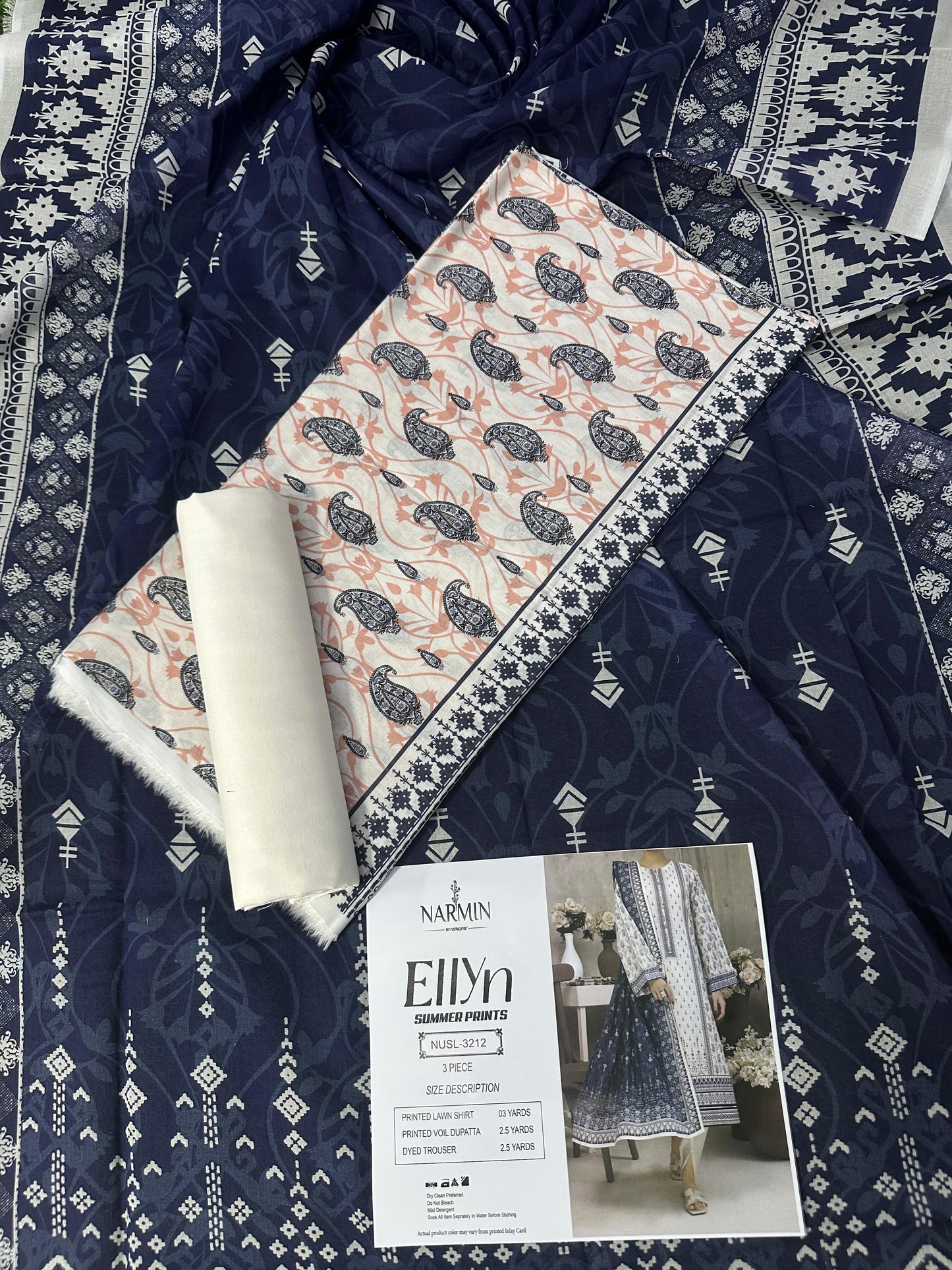 NARMIN Ellyn 100% Original Unstitched Lawn ❤️  by NARKINS