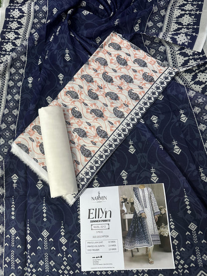NARMIN Ellyn 100% Original Unstitched Lawn ❤️  by NARKINS