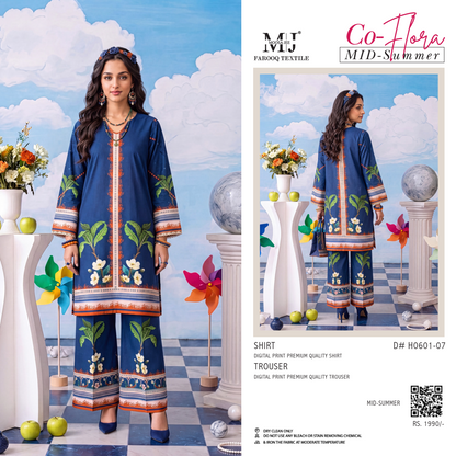 MJ CoFlora Navy S+T 2Pcs D#07