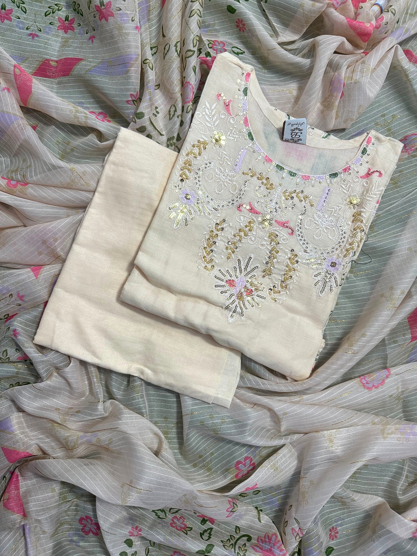 BQ EMBROIDERY STITCHED 3PCS RANDOMLY ANY COLOR/ ANY DESIGN