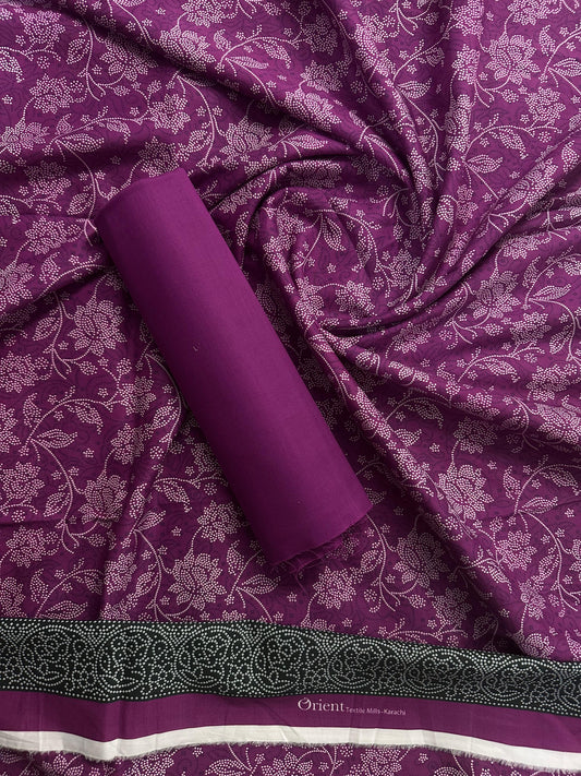 ✨ORIENT 100% ORIGINAL Unstitched Lawn 2 Piece ✨ Design: OTL-20375