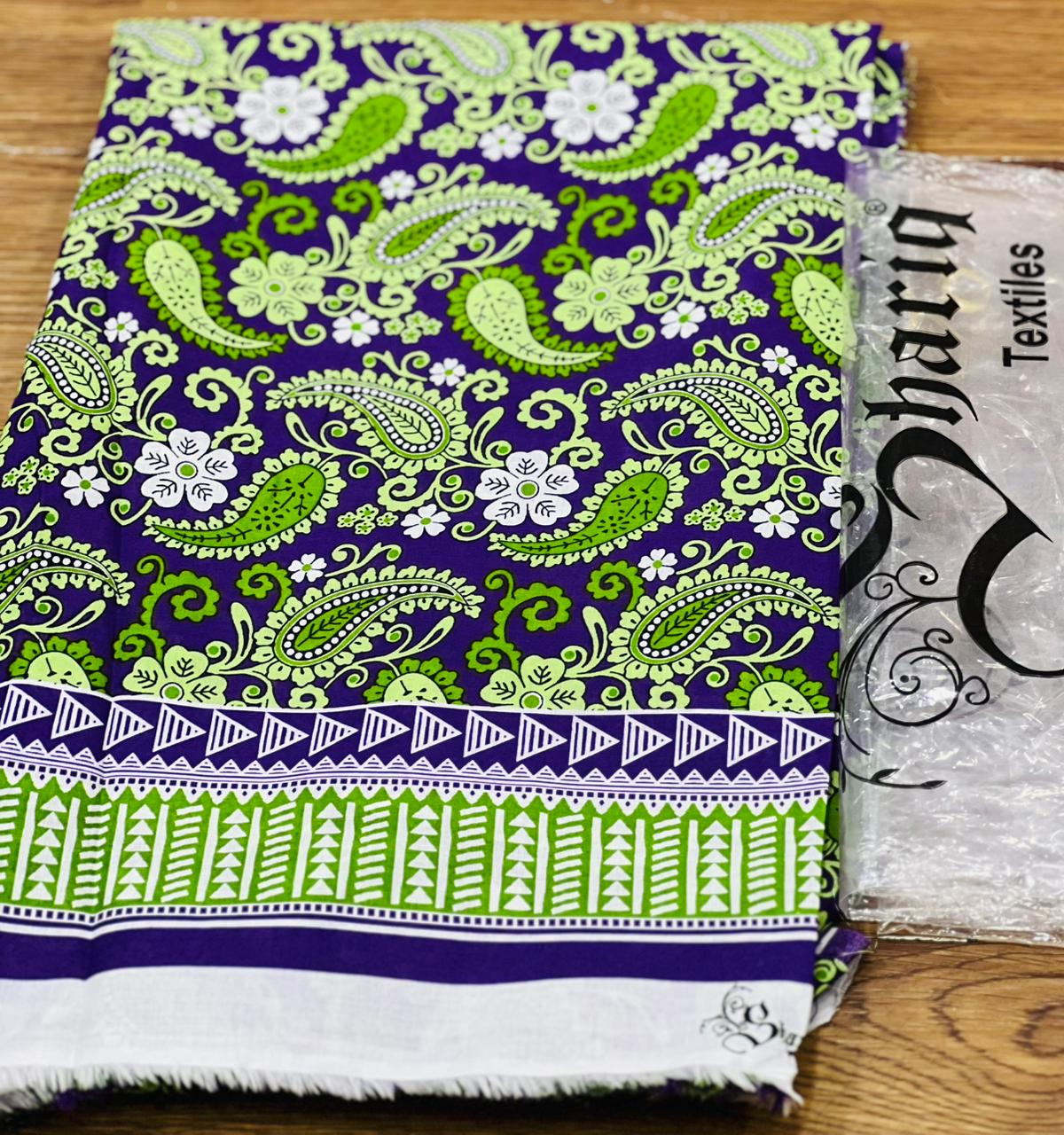 🌿 Shariq  Textile Pure Lawn 🌿All Over 2 Piece Printed Lawn 100% Original 🥺💞