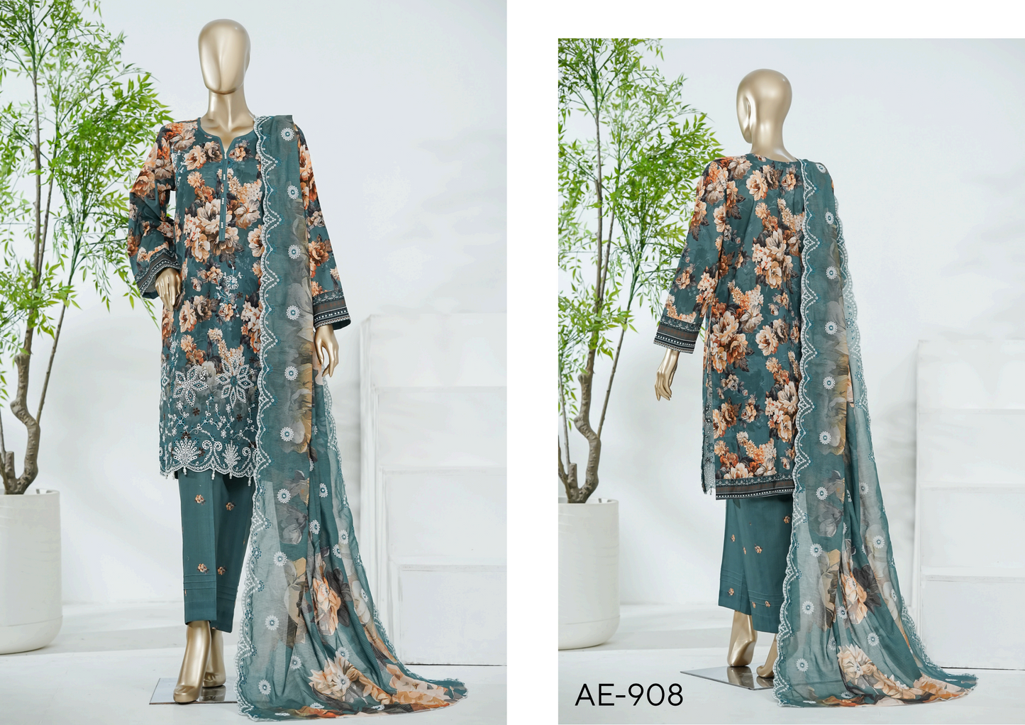 AIFA – ELANOR Collection ΑΕ-908 Embroidered 3 Piece Suit