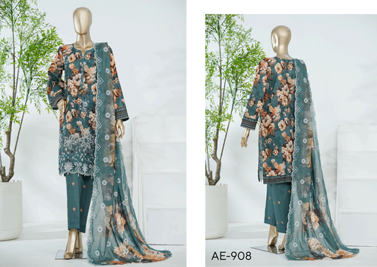 AIFA – ELANOR Collection ΑΕ-908 Embroidered 3 Piece Suit