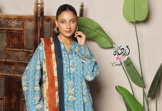 MoosaJee 100% Original Unstitched 3Pcs 🥳🔥