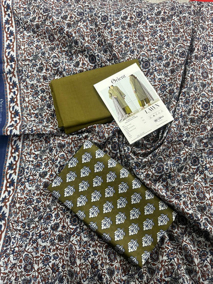 ✨ORIENT 100% ORIGINAL Unstitched Lawn 3 Piece✨ Design #OTL-25-517