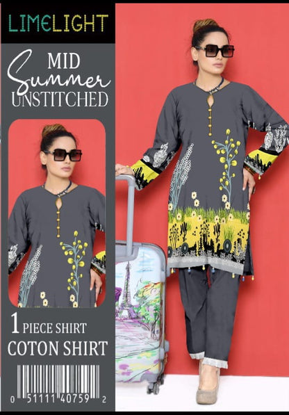SHIRT PIECE KURTI LAWN COTTON