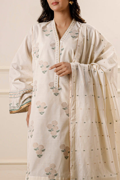 Saya Unstitched Jacquard 100% Original Cotton 3 PCs Suit In WHOLESALE PRICE 💯✨