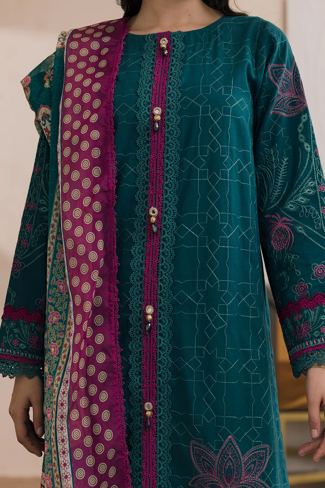 Zellbury Embroidery D.C:- WUS26E30714 Lawn 3Pcs Collection