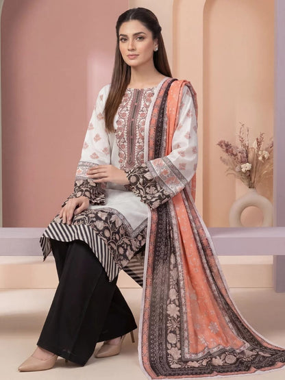 Salitex Eshal (D.C:-SSW8U3P442) 3Pcs Unstitched Printed Lawn Collection