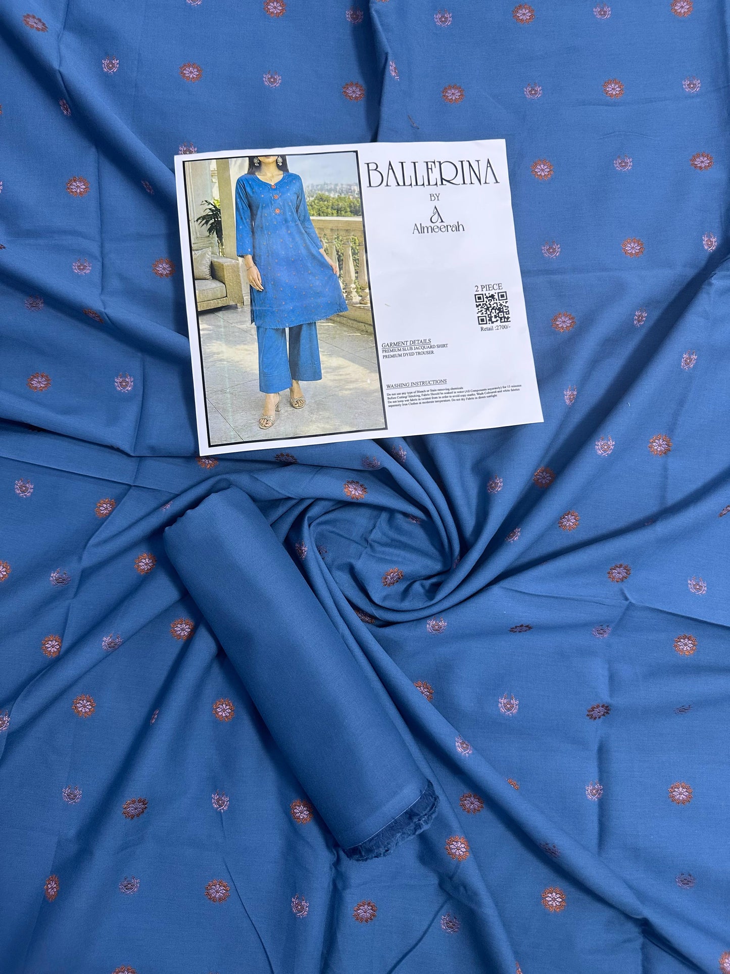 BALLERINA BY ALMEERAH D-1 -  2PCS JACQUARD COLLECTION
