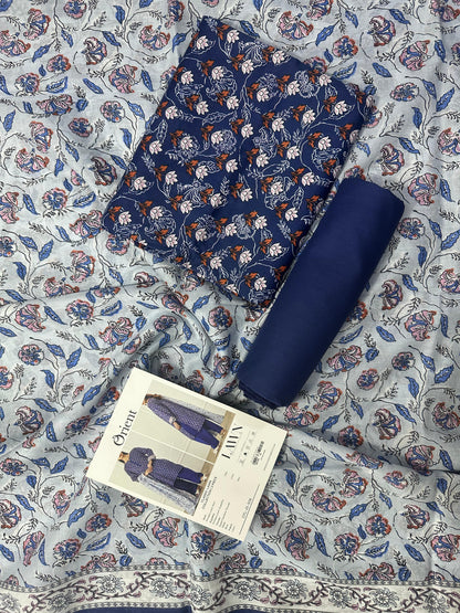 ✨ORIENT 100% ORIGINAL Unstitched Lawn 3 Piece✨ Design #OTL-25-506